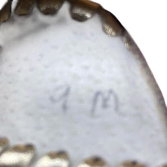 Jack Rogers Women’s Gold Leather Slip On Wedge Sandals Size US 9 - Picture 10 of 11